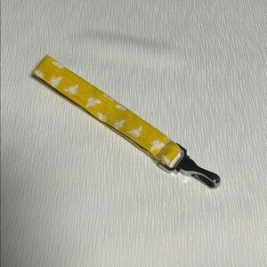 Yellow Little Bees Print Key Holder